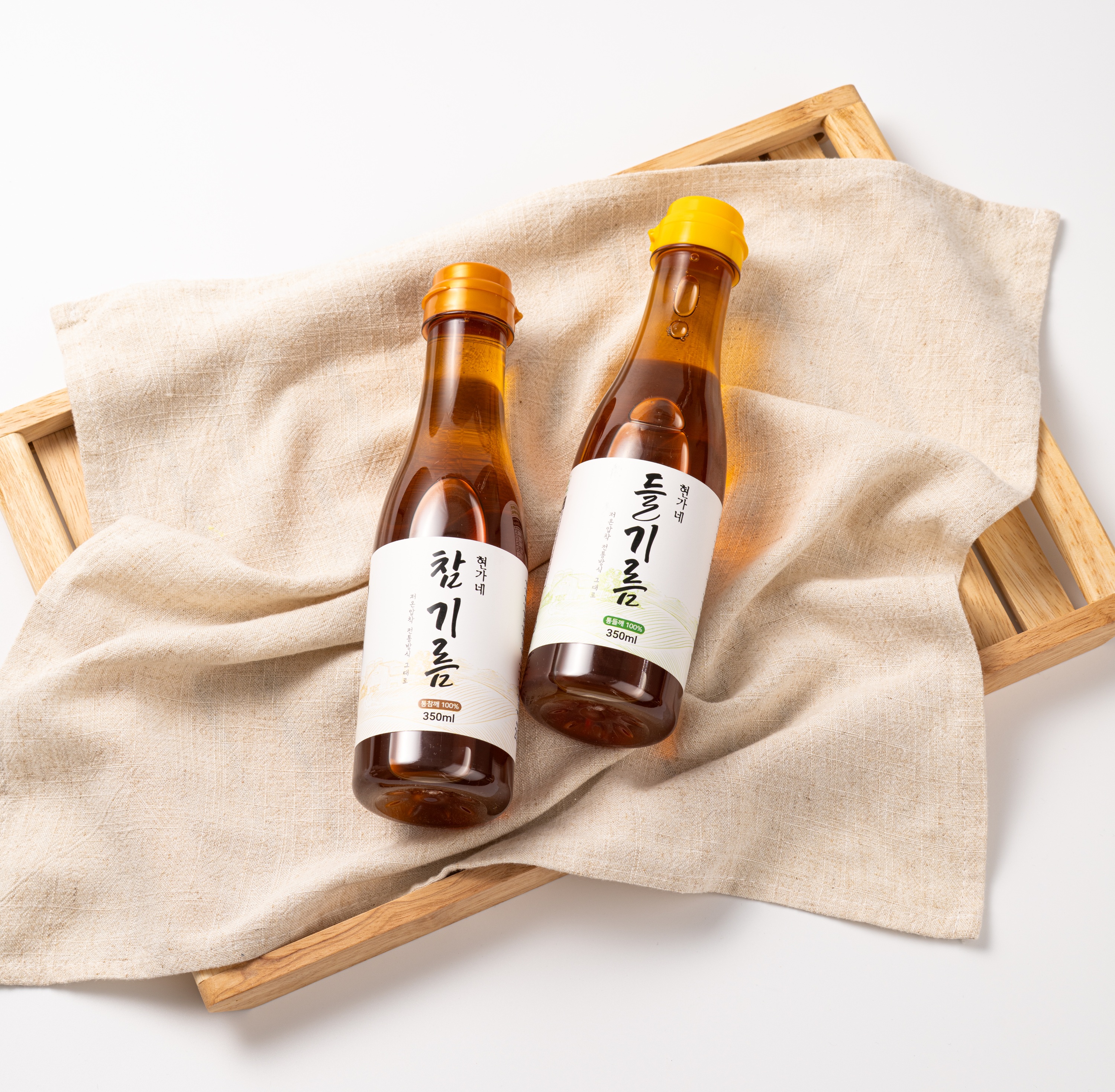 현가네 참기름 들기름 세트 350ml+350ml 통참깨 통들깨 저온압착 1회착유 - 상세 이미지 5