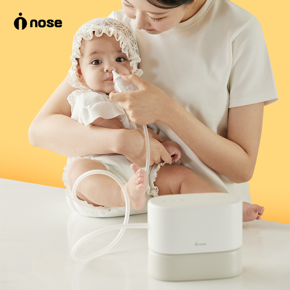 [특허받은] 아이노즈 무선 콧물흡입기 아기 신생아 감압식 휴대용 흡입기