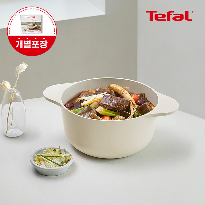 [옵션] 세라믹 인덕션 주물 아이콘 오트 밀크 곰솥냄비 24cm - 상품 이미지