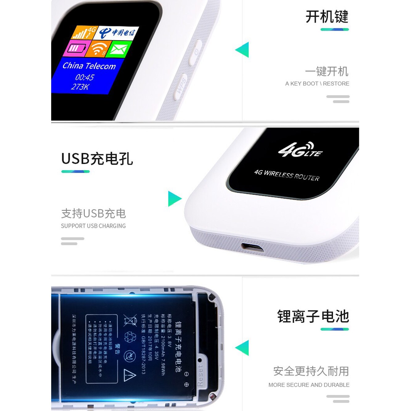 LTE라우터 인터넷 차량용 이동식 무선 4G 와이파이 USB - 상세 이미지 2