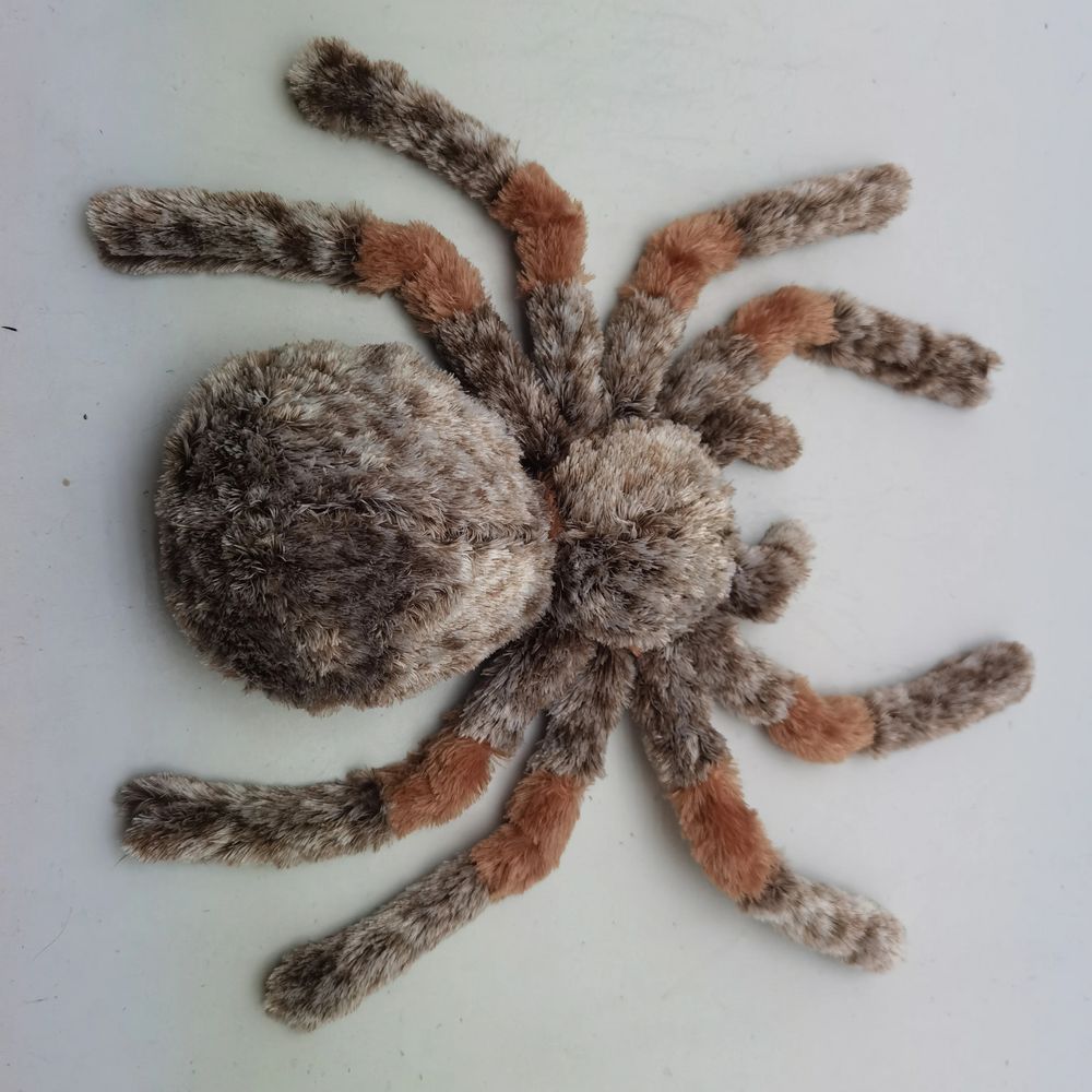 거미 인형 인테리어 모형 할로윈데이 타란튤라 A. 갈색, A. 길이 28cm 너비 46cm - 상세 이미지 2