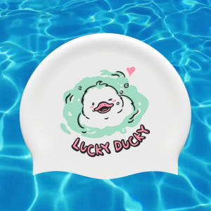 낫브래그 럭키덕희 양면 다른 바이오 수모 귀여운 오리 핑크 민트 단체 수... 운동러 솔직 후기 | 실사용 리뷰 - 상품 이미지 3