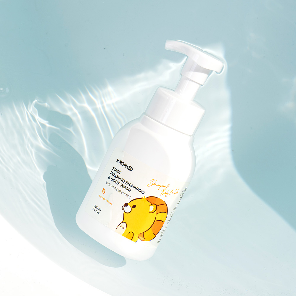 케이맘 처음 포밍 샴푸&바디워시 290ml 올인원세정 슈퍼곡물 - 상세 이미지 3