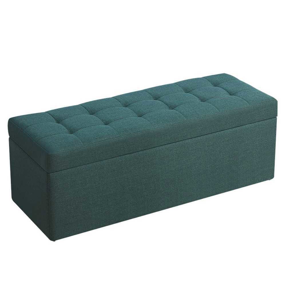 매장 녹색 린넨 긴 벤치 수납의자 수납형스툴 블랙 세로30 가로30 소파 150X30X35cm 높이35 보관함스툴 가로30 세로30 높이35 린넨 블랙 - 상품 이미지