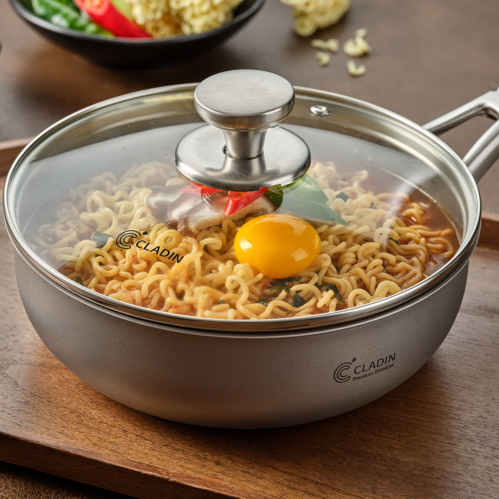 클래딘 인덕션 직화 IH 통3중 이연복 티타늄 라면냄비 20cm - 상품 이미지