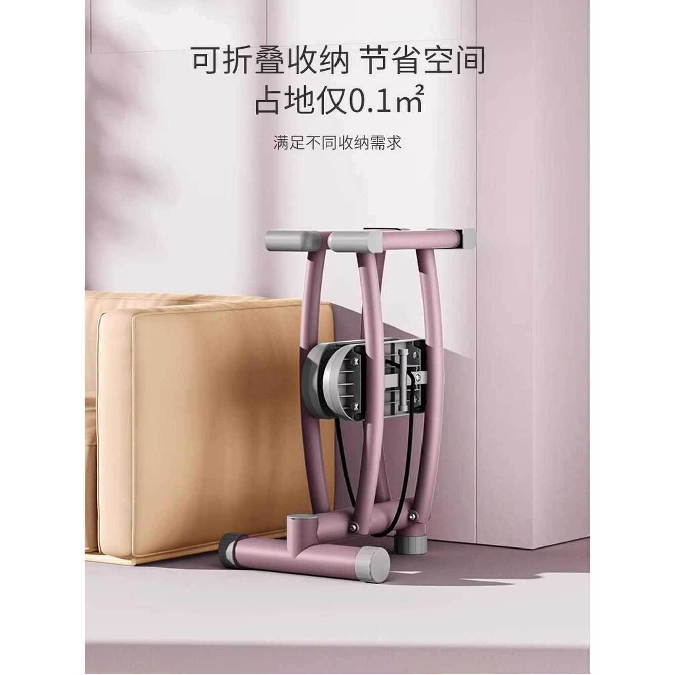 보라 팔걸이 홈스윙보드 슬라이드 스마트 운동 허벅지 단일상품 근력 스키 모델 무소음 1 파우더 업그레이드 스키머신 무음업 스틸 링 - 상품 이미지