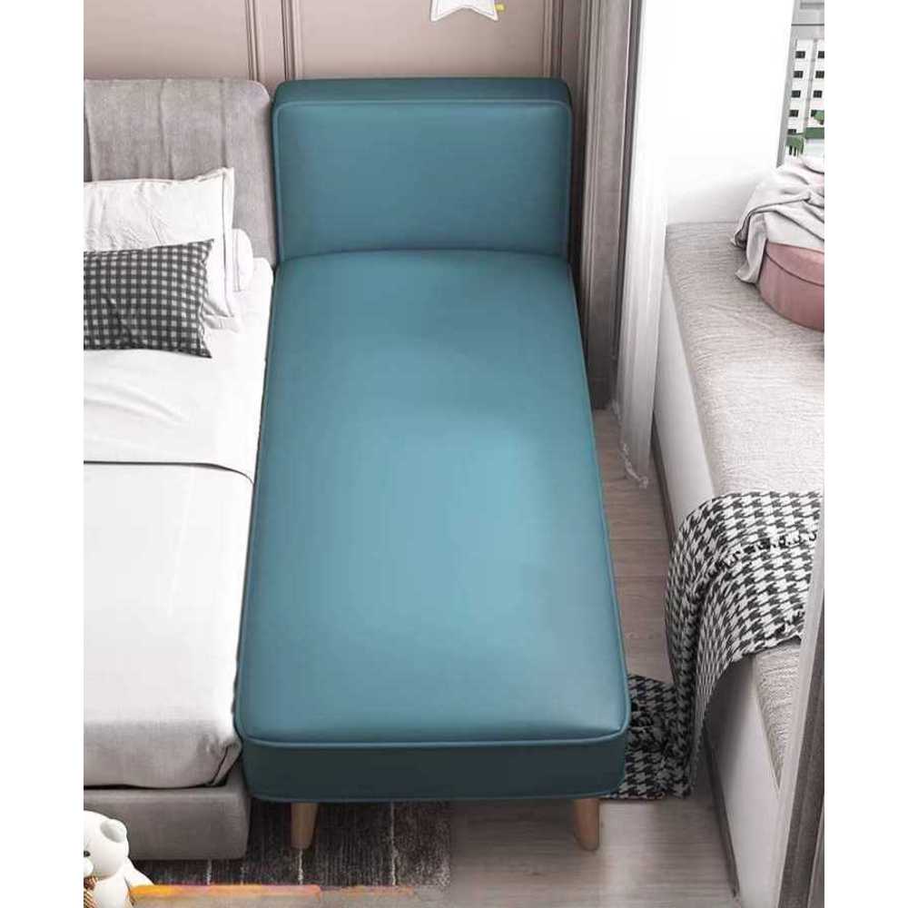 사이드 스툴 침대 연장 프레임 보조용 낮은 벤치 200x30cm 블루(헤드) - 상세 이미지 2