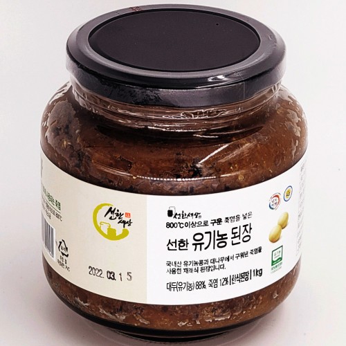 선한유기농 된장 3kg, 1개 - 상품 이미지
