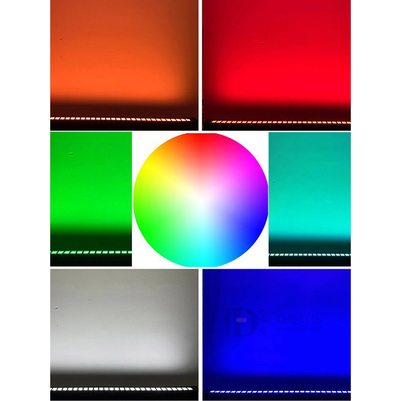 24키 컬러LED 조명 컬러 0 벽부등 무대 방수 벽걸이 야외 18W RGB 옥외 5m 실외 램프 외부벽등 18W RGB 풀컬러 와이드 전압 0 5m - 상세 이미지 2