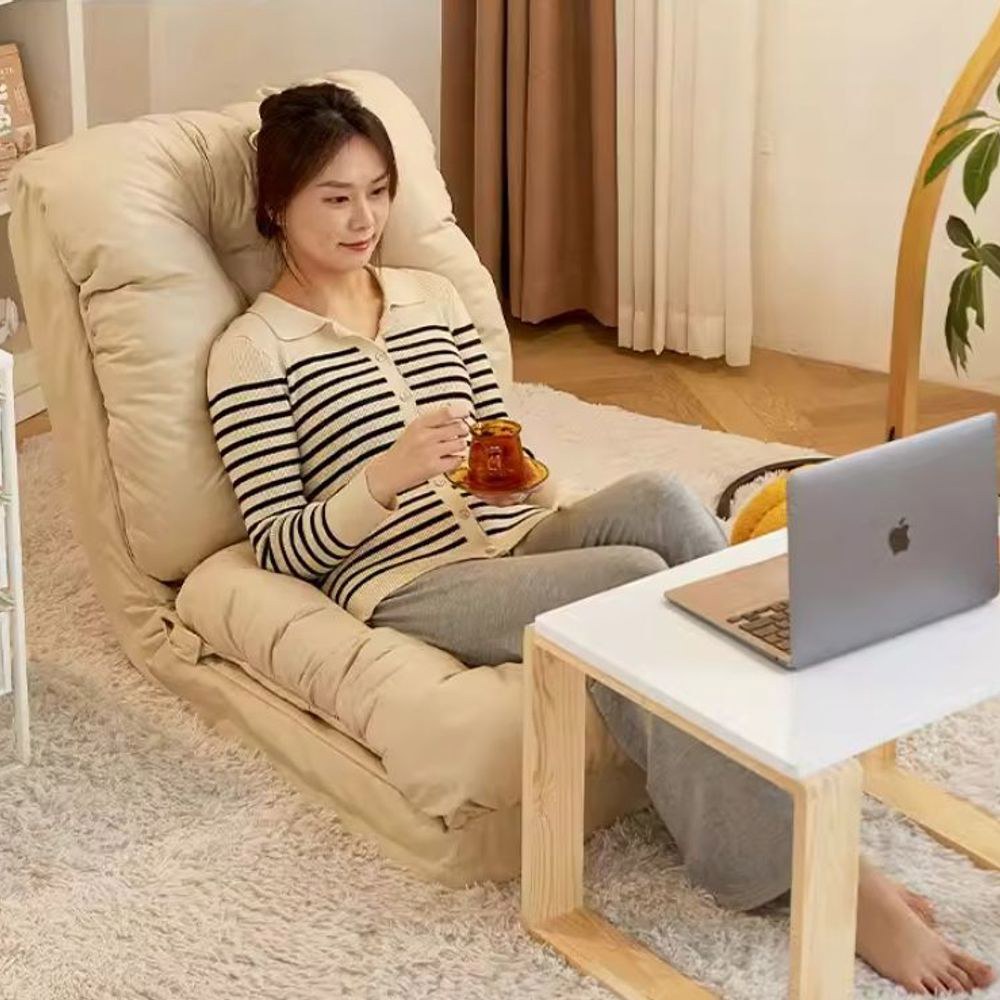 1인 좌식 베드 접이식 소파 자취방쇼파 낮은 1 멜란지그레이60CM 업그레이드 방수테크 원 - 상품 이미지