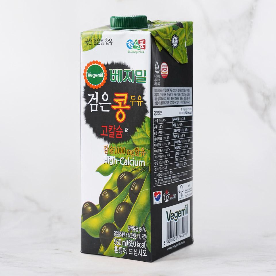 메가마트 정식품 베지밀 검은콩 두유 고칼슘(팩) 950ml - 상세 이미지 2