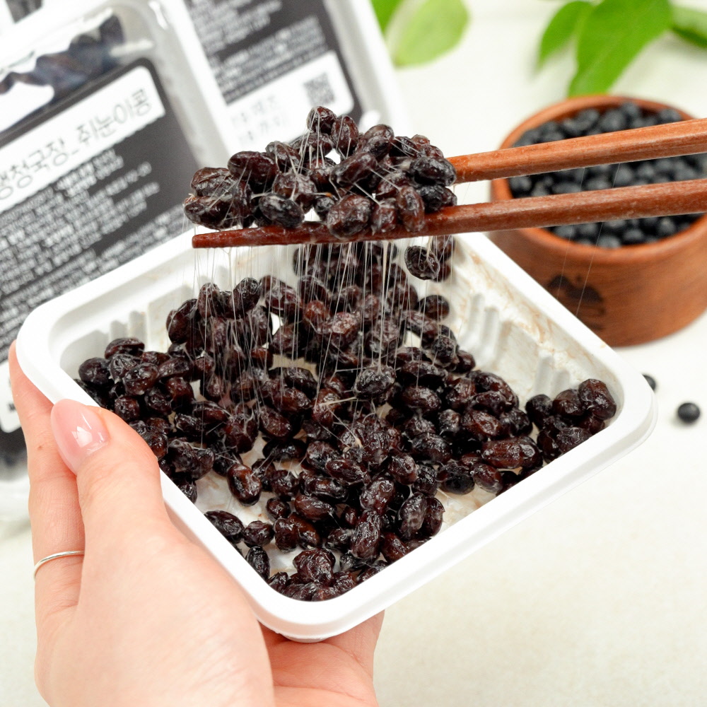 싸리재 발효콩 바로먹는 생청국장 쥐눈이콩 낫또 국산콩 생나또 55g, 10개 이미지 6