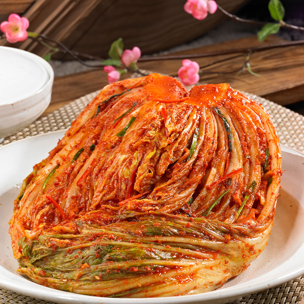 홈쇼핑 집에서먹자 국내산 김장 아삭한 전라도 배추 포기 김치 2kg3kg5kg - 상품 이미지