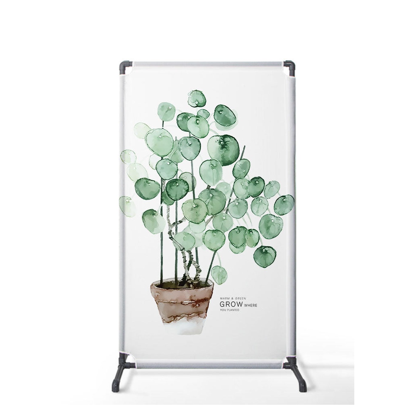 A80x180 플라워 이동식 80x40cm 미니파티션 가벽 0 길이3 white 접이식 칸막이 가림막 수납 플라워 A80x180 - 상품 이미지
