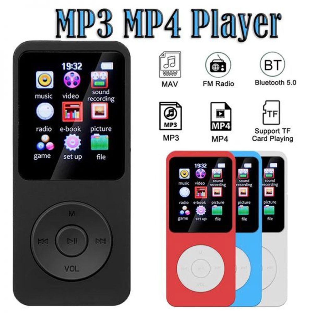Dark Blue 스피커 내장 휴대용 MP3 다기능 지지대 32GB 플레이어스 플레이어 자동차 AGPTEK Dark Blue - 상품 이미지