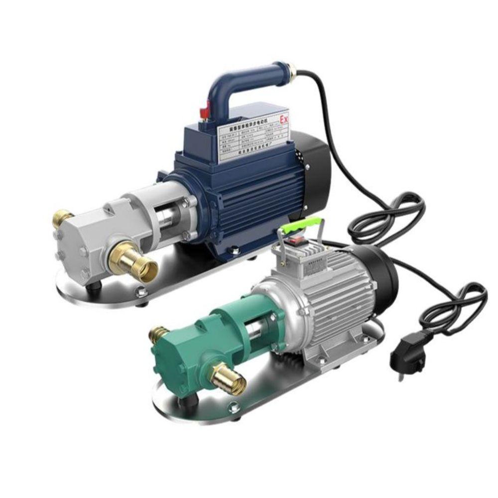 기어오일펌프 고압 프라이밍 전동 고점도 기름 디젤 산업용-1100W(100L)220V - 상품 이미지