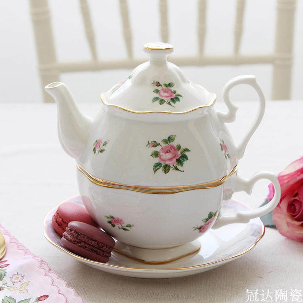폴카블루 btat 티팟 컵과 8oz 로얄알버트 찻잔 꽃차세트 자모호 장미농원 뉴황실장미 티포트 자모호 장미농원 - 상세 이미지 3