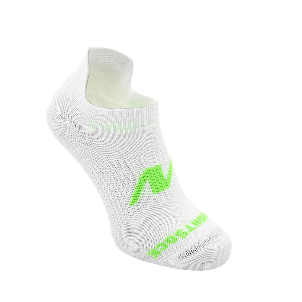Wrightsock 유니 러닝 II 탭 방지 마라톤 여성 통기성 물집 및 양말 보장 남성용 친환경 White Small - 상품 이미지