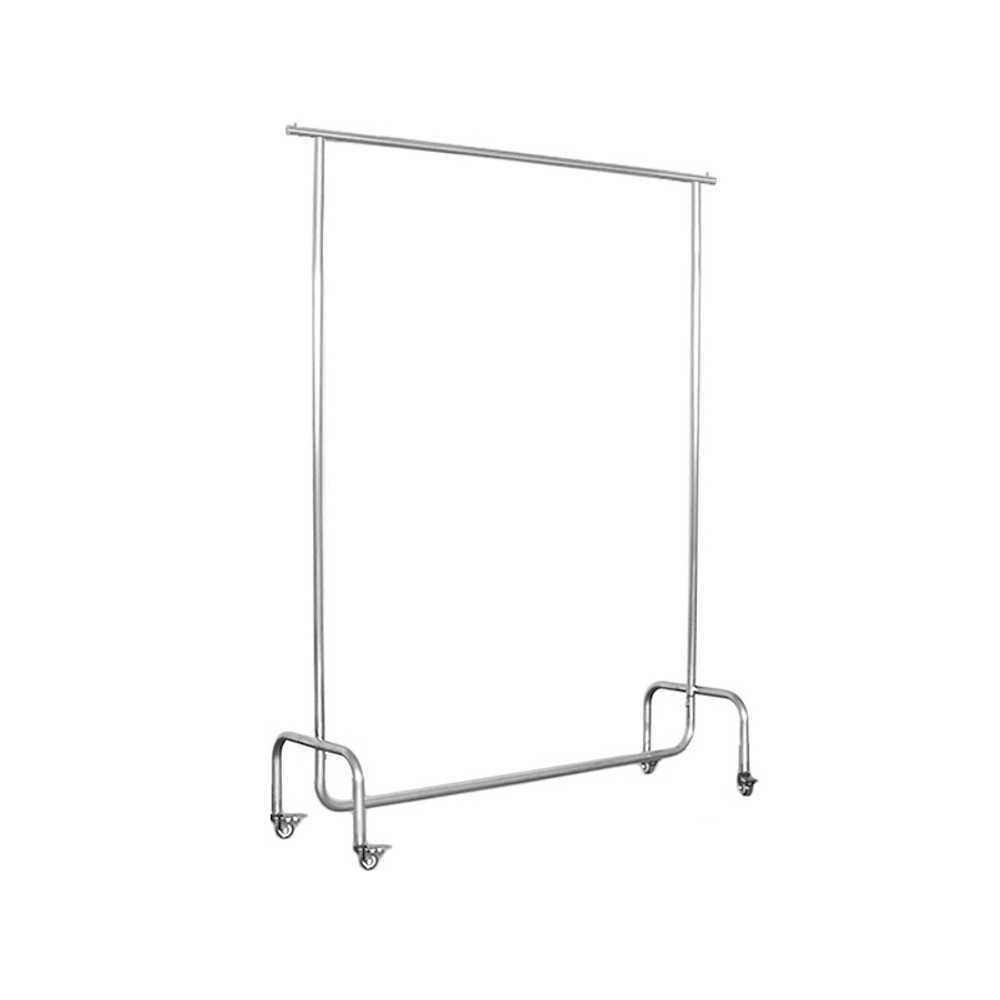 원룸 심플 이동식 스텐80x40x150cm 코트옷걸이 스텐 A타입 스탠딩 행거 대형 옷걸이 원목 드레스 모델 A타입 스텐80x40x150cm - 상품 이미지