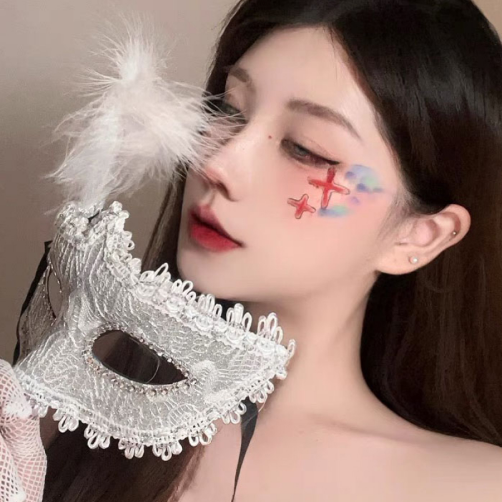 베네치아가면 무도회 얼굴 할로윈 파티 반가면 눈가면 베니스 파티용품 - 상세 이미지 4