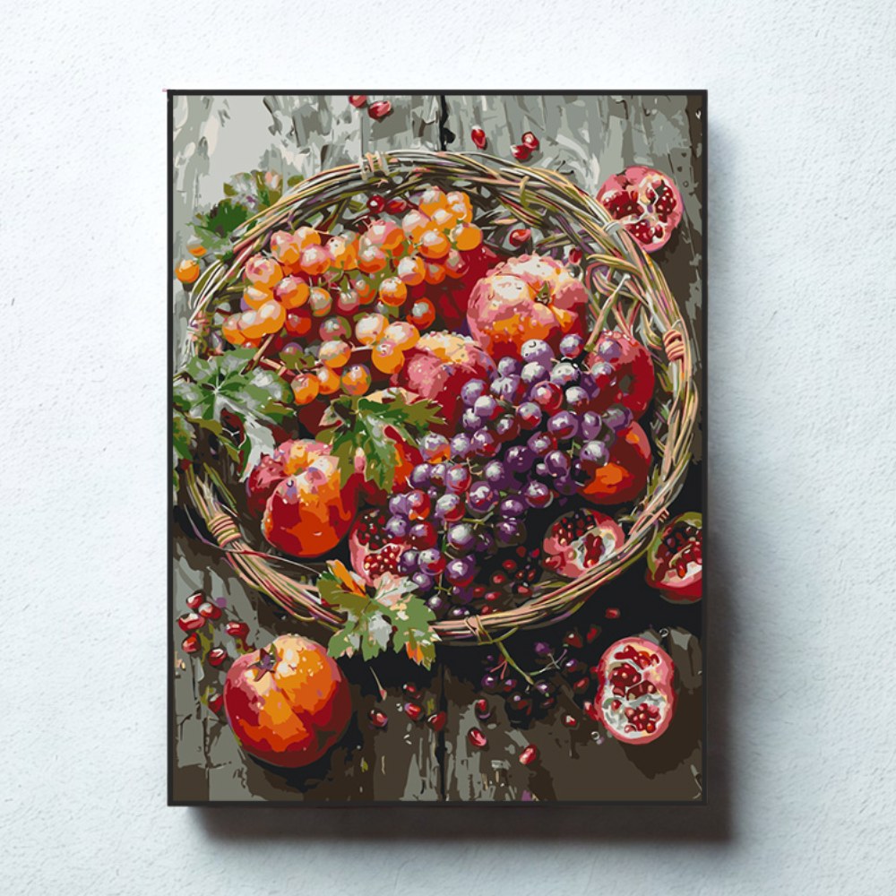 화 대형 캔버스 45x60cm DIY 그림그리기 유화그리기세트 정물화 그림1 - 상품 이미지
