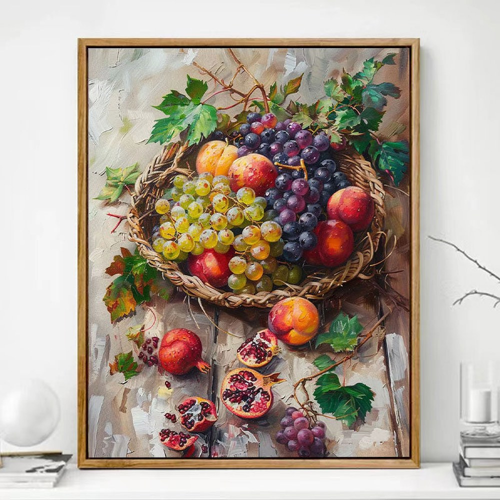 화 대형 캔버스 45x60cm DIY 그림그리기 유화그리기세트 정물화 그림1 - 상세 이미지 3