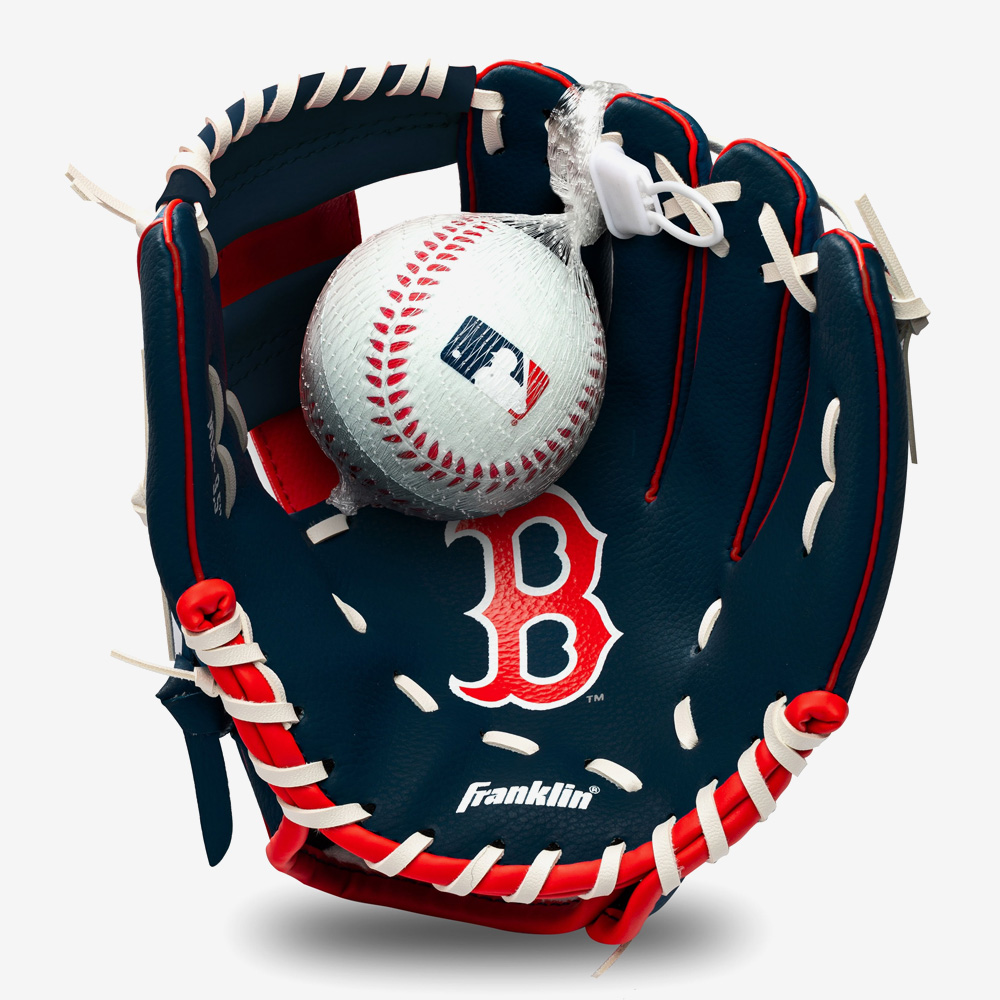 프랭클린 주니어 야구글러브 세트 MLB 보스턴 24.13cm 9.5인치 76099F02 - 상세 이미지 3