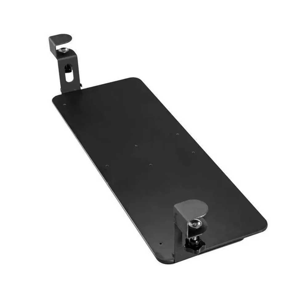 마우스 데스크 슬라이드 받침대 벽걸이 52x25CM 지지대 벽면 키보드 트레이 거치대 1 블랙 52 24CM슬라이드 클램프두께1 4 - 상품 이미지