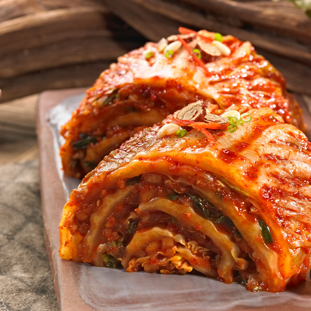 홈쇼핑 집에서먹자 국내산 김장 아삭한 전라도 배추 포기 김치 2kg3kg5kg - 상세 이미지 2