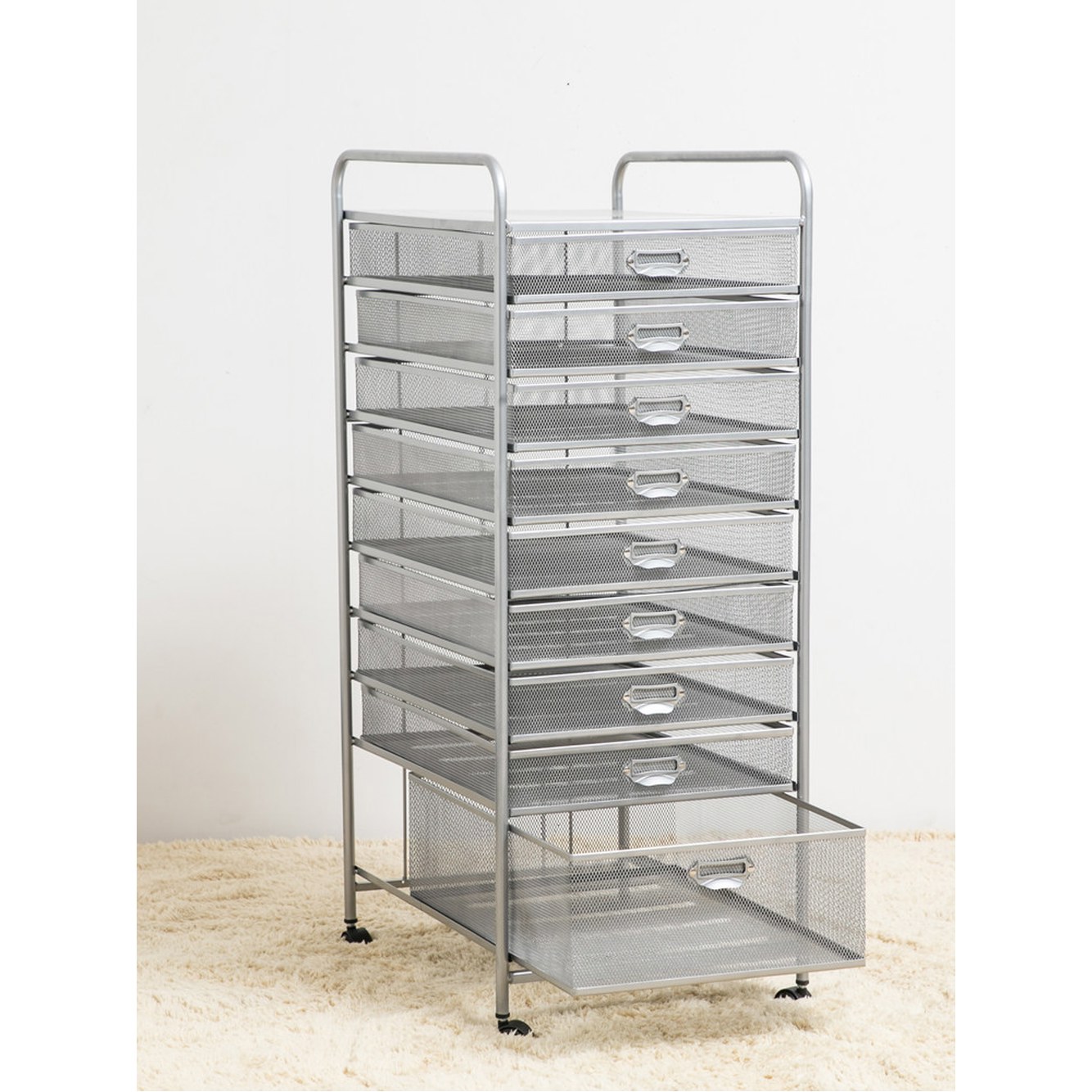 이동식 철제 A3 28cm 서류보관함 블랙 5체크 보관함 6칸 선반 서류 A4 7mm 0 수납함 정리함 0 7mm 블랙 5체크 A4 - 상세 이미지 2