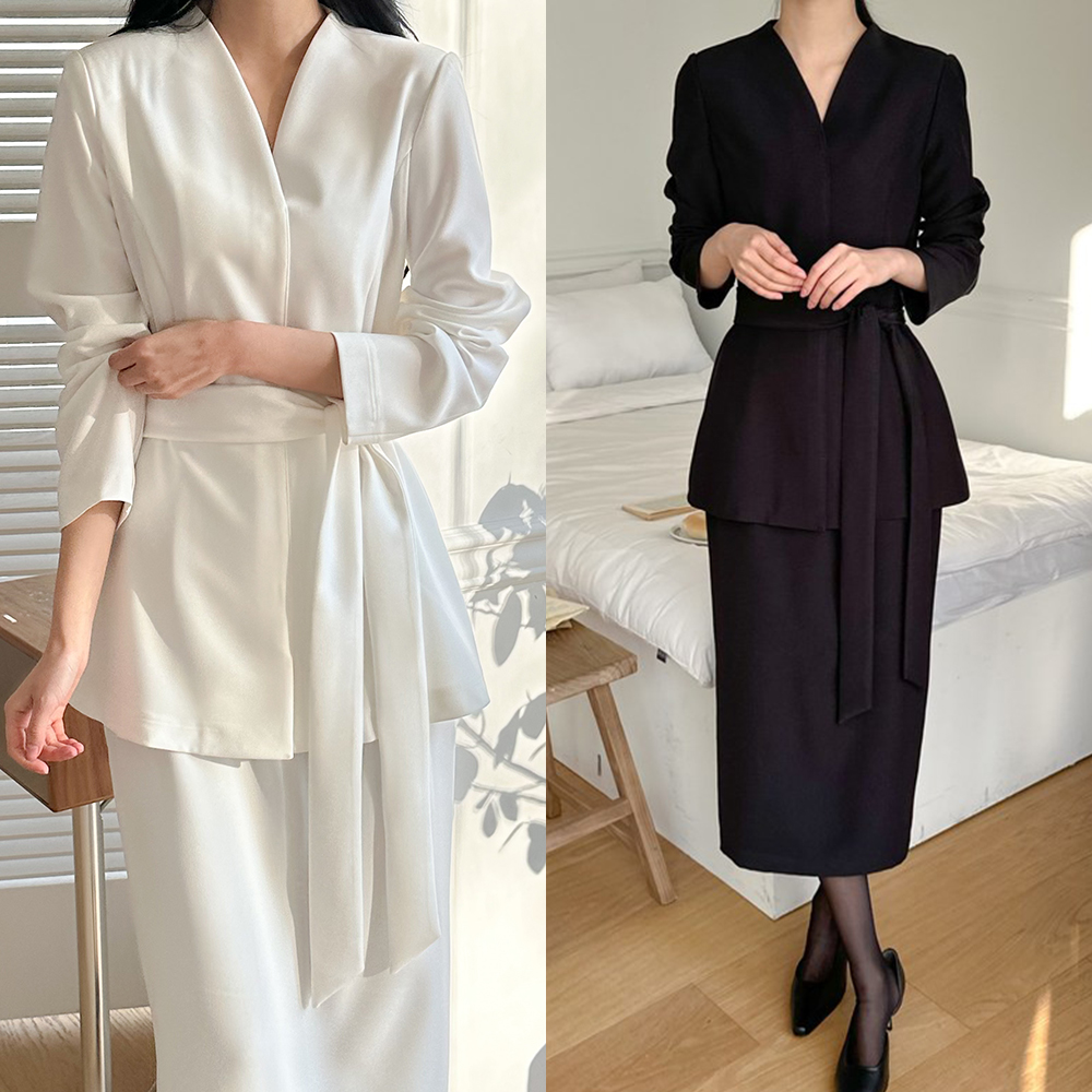 빅사이즈결혼식하객룩 오피스 예복정장 피로연 투피스원피스 77사이즈 88사이즈 상견례옷차림