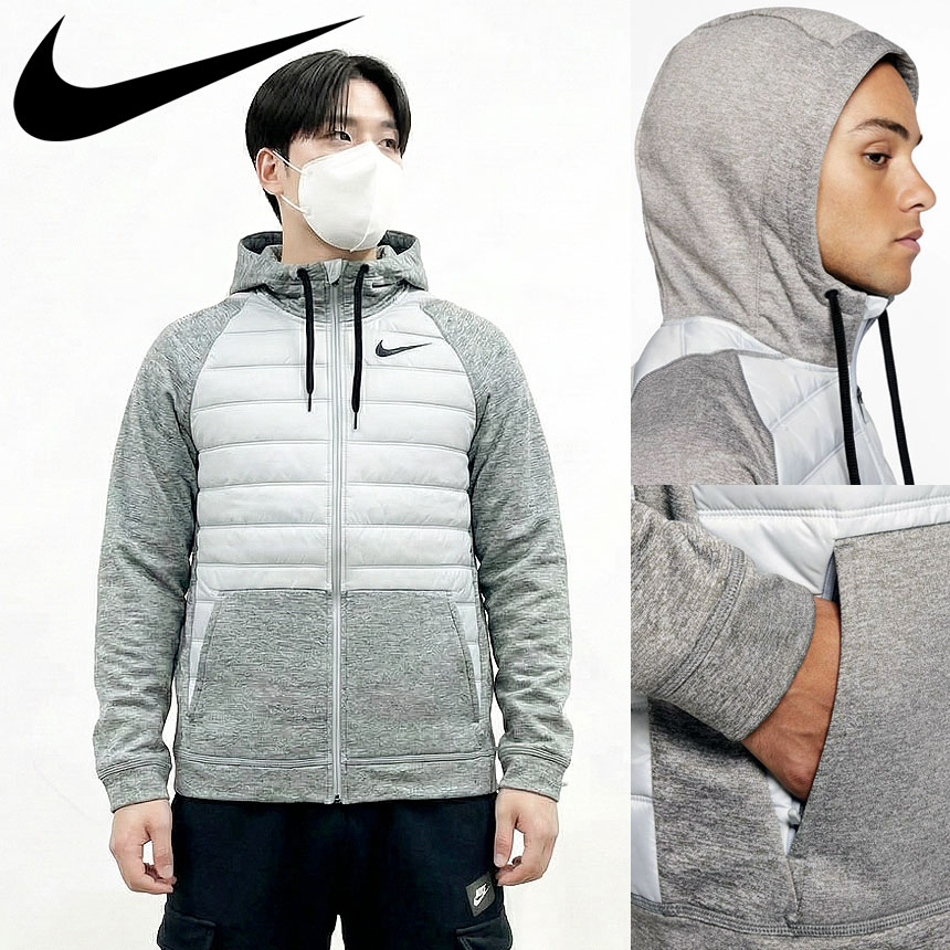 [창고정리] 나이키 후드 집업 남자 트레이닝 러닝 경량패딩 퀄팅 자켓 점퍼 CZ4343-063