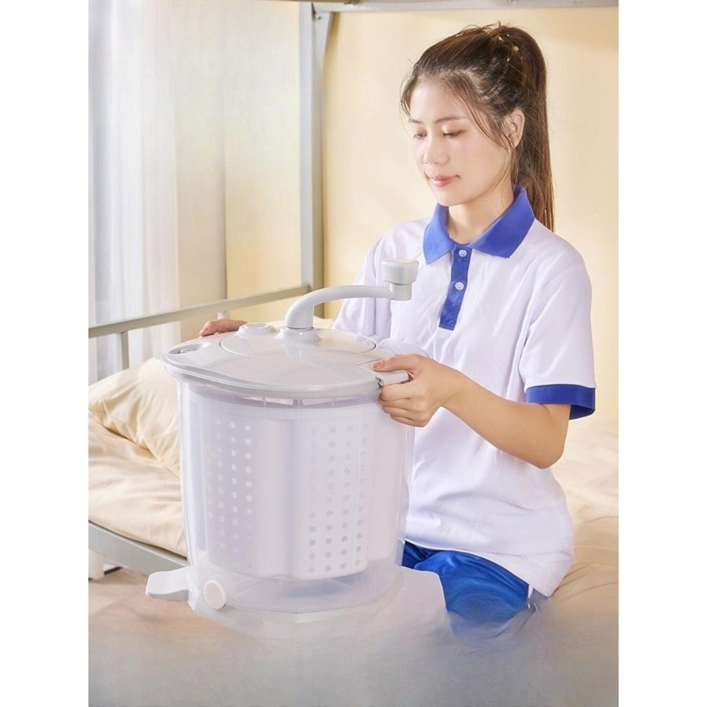 핸드드립 화이트닝 학생 속옷 자취용 소재 기숙사 탈수 휴대용 여행 빨래 세탁기 캠핑 통돌이 1 핸드드립 국산 소재 빨래 탈수 - 상품 이미지