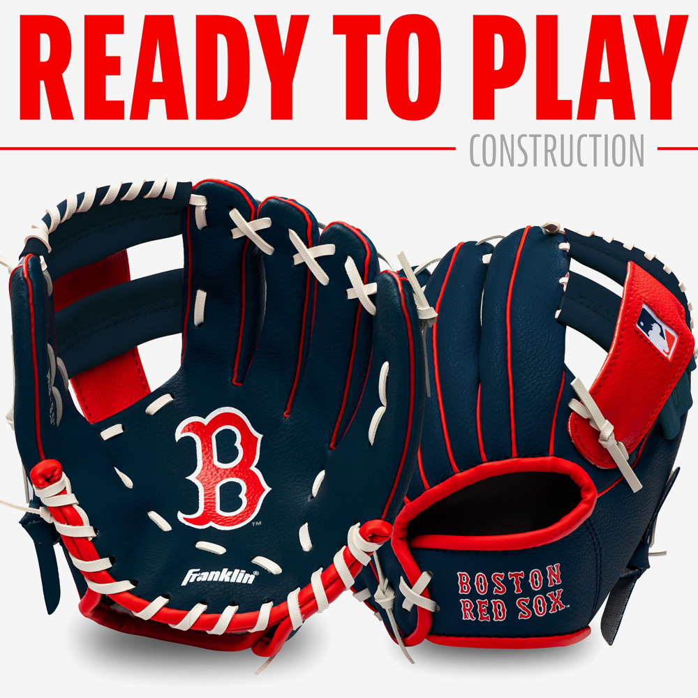 프랭클린 주니어 야구글러브 세트 MLB 보스턴 24.13cm 9.5인치 76099F02 - 상세 이미지 4