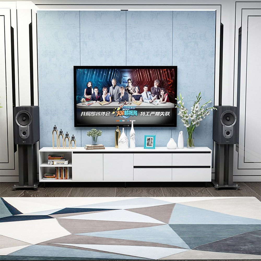 사운드바 거치대 22x28x20 방진패드 패드 스피커 받침대 우퍼 블랙22 28 20높 - 상세 이미지 3