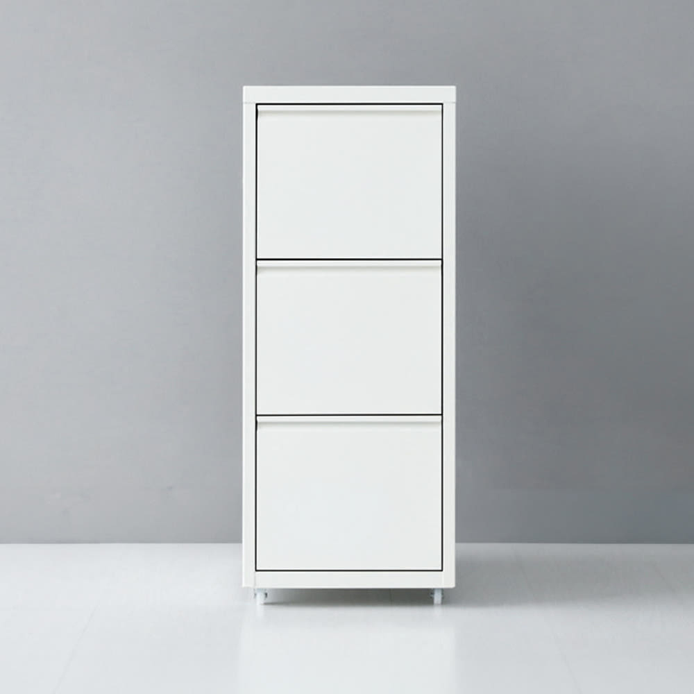 도미닉 서랍장 0.3단 280x410x685mm, 3단, 화이트 8885.6311 - 메인 이미지