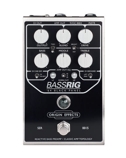 오리진 이펙트 Origin Effects BASSRIG 64 PANEL 베이스릭 프리앰프 - 상품 이미지