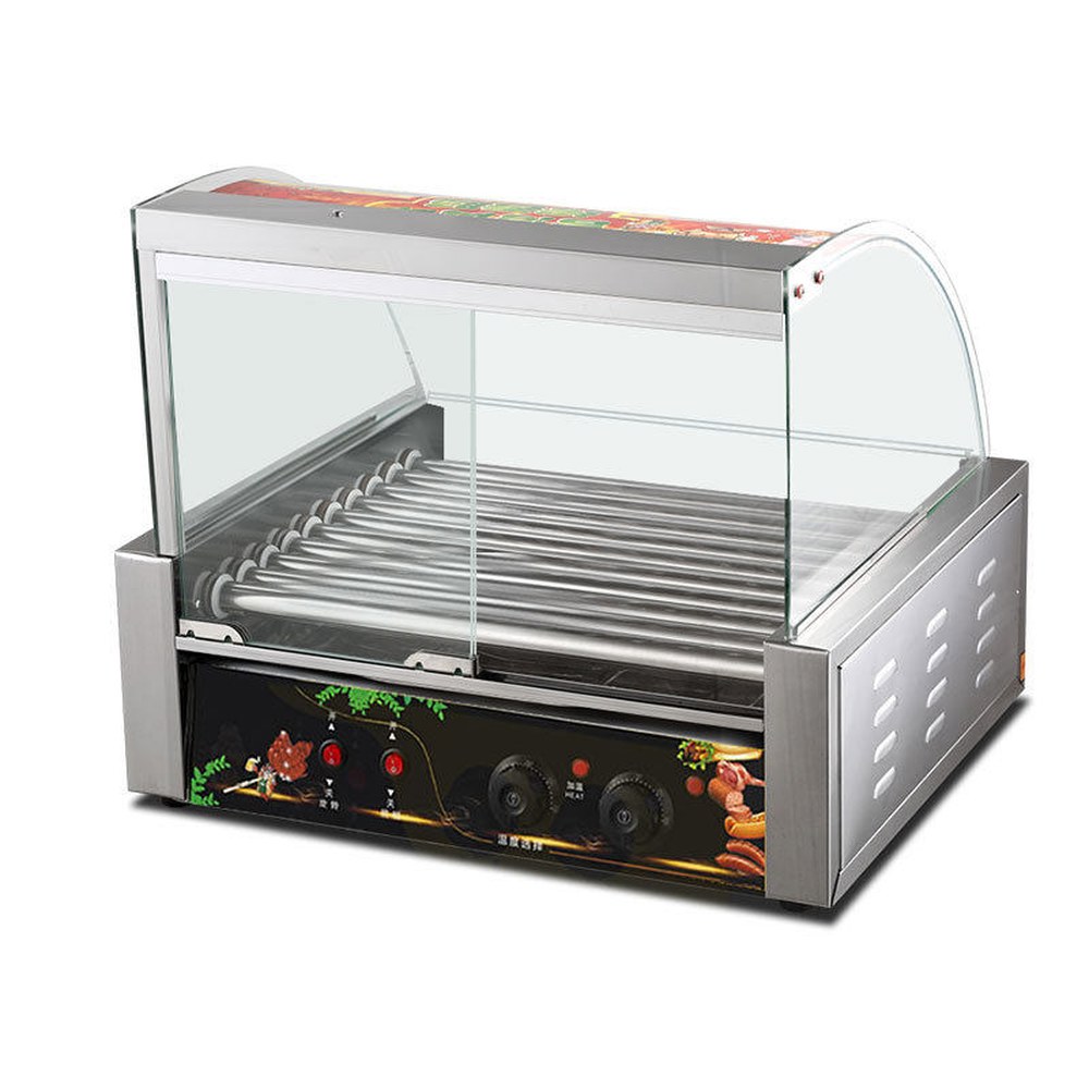 편의점 레드 붕어빵온장고 휴게소 도어리스 군밤 튀김 미니 5관 - 상품 이미지