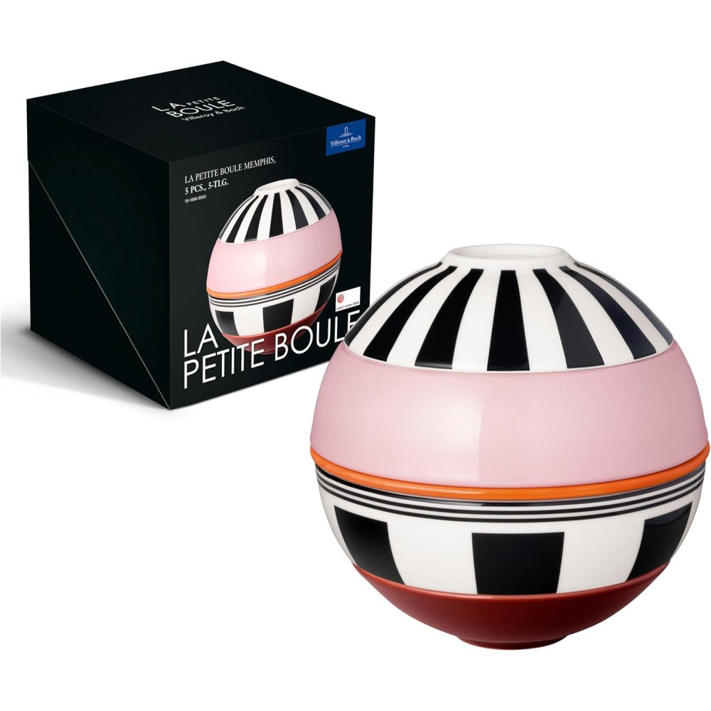 세트 14cm 5개 그릇 Boule 미니라블식구 블랙화이트 Memphis 건 한 달항아리 한 건 미니라블식구 블랙화이트 - 상품 이미지
