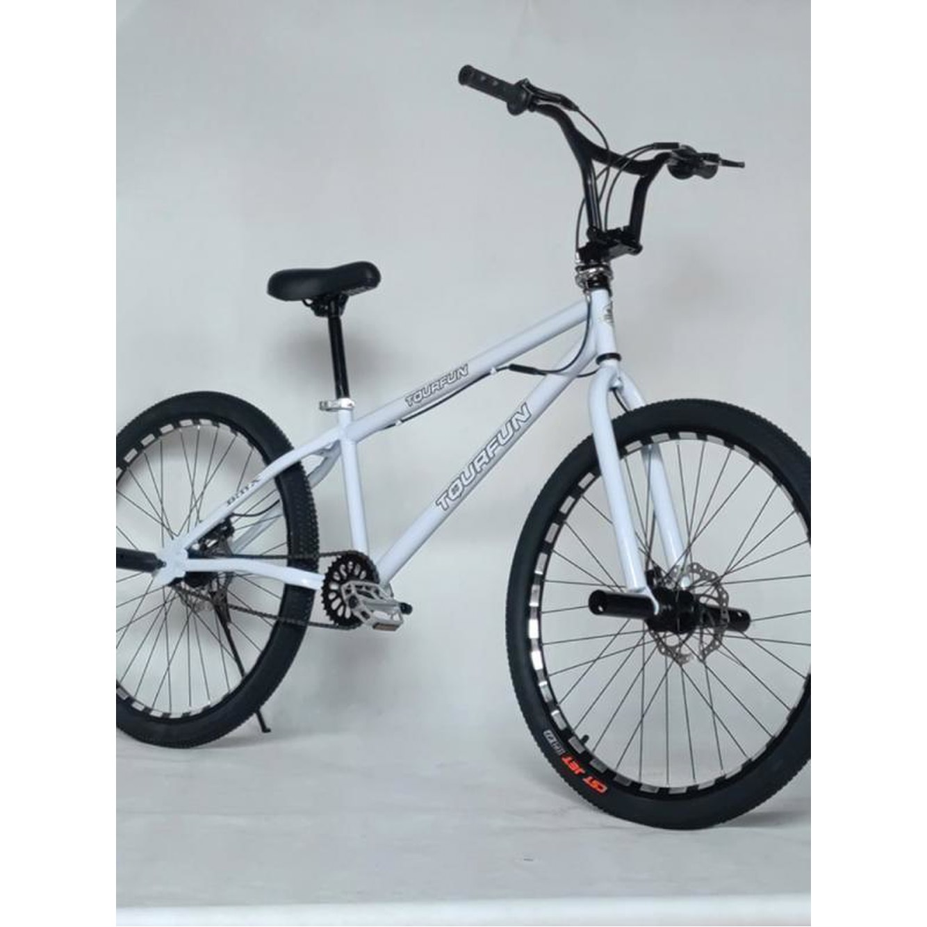 초보용 스턴트 등학생 고탄소강 26인치 자전거 트랙 흰색 퍼포먼스 BMX 스포츠 부드러움 흰색 - 상품 이미지