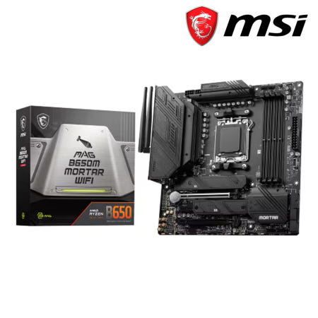 MSI MAG B650M 박격포 WIFI AMD 메인보드 AM5 DDR5 M-ATX