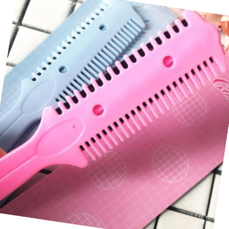 다데 미용숱 셀프 머리손질 앞머리 커트 빗 DD-10332