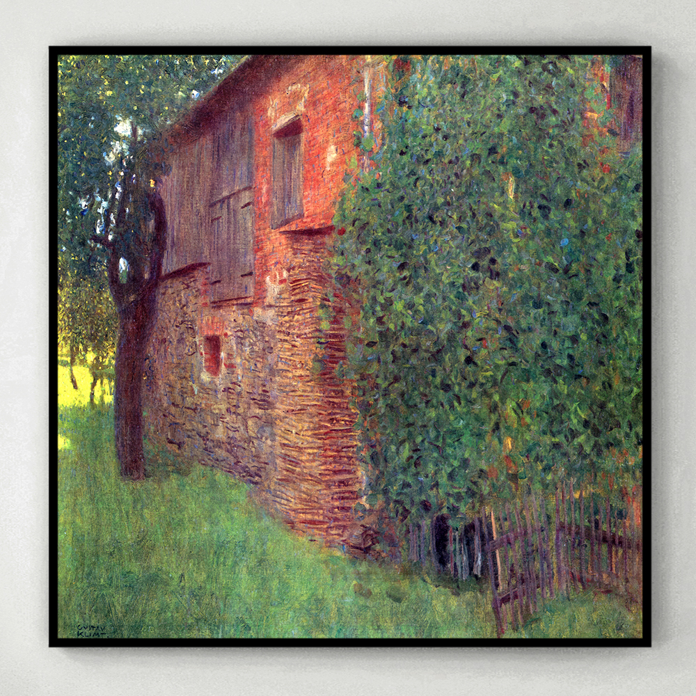 구스타프 클림트 인테리어 그림 액자 포스터 명화 Farmhouse 1901 - 상세 이미지 3
