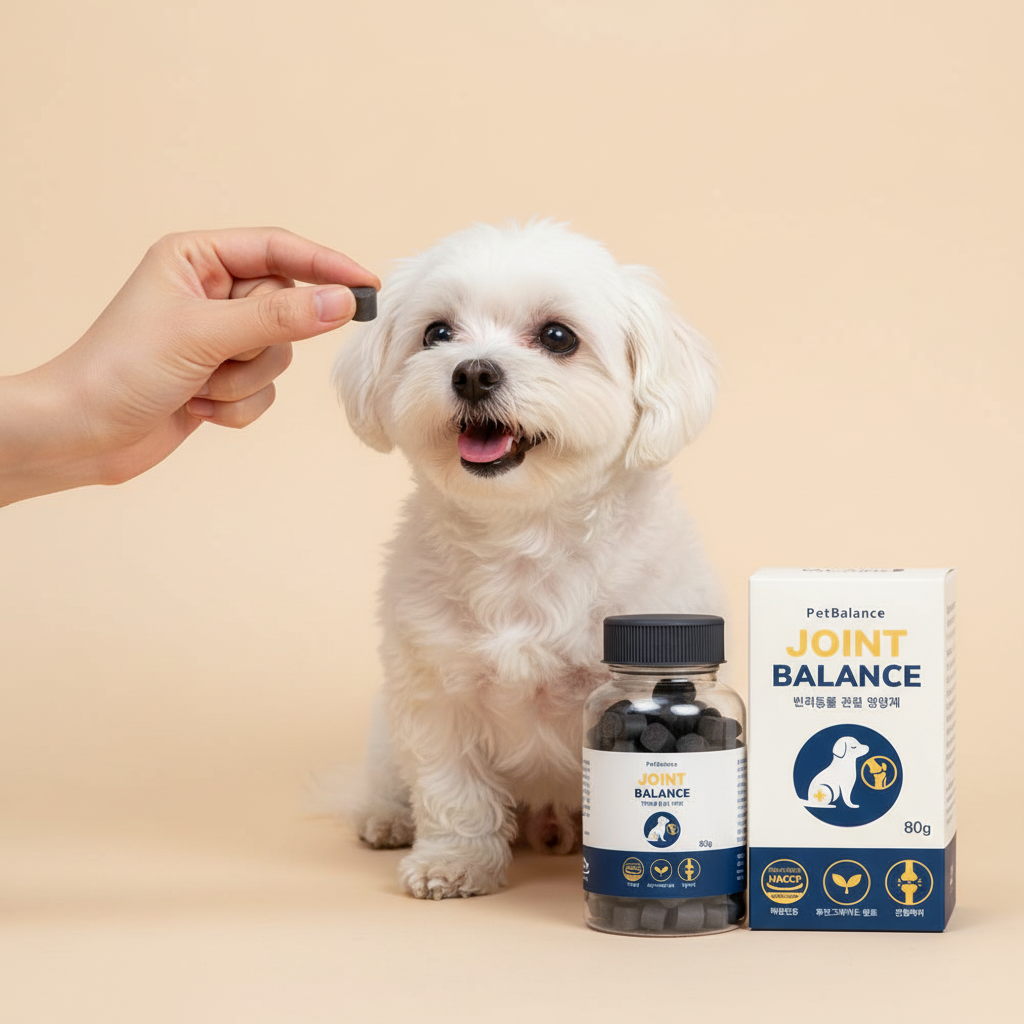 강아지 관절 영양제 슬개골 관리 펫밸런스 조인트밸런스 80g, 2개