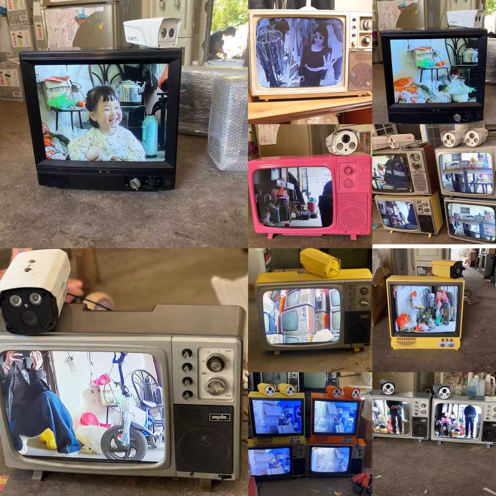 옛날티비 텔레비전 송출 빈티지소품 인테리어 촬영 TV - 상세 이미지 2