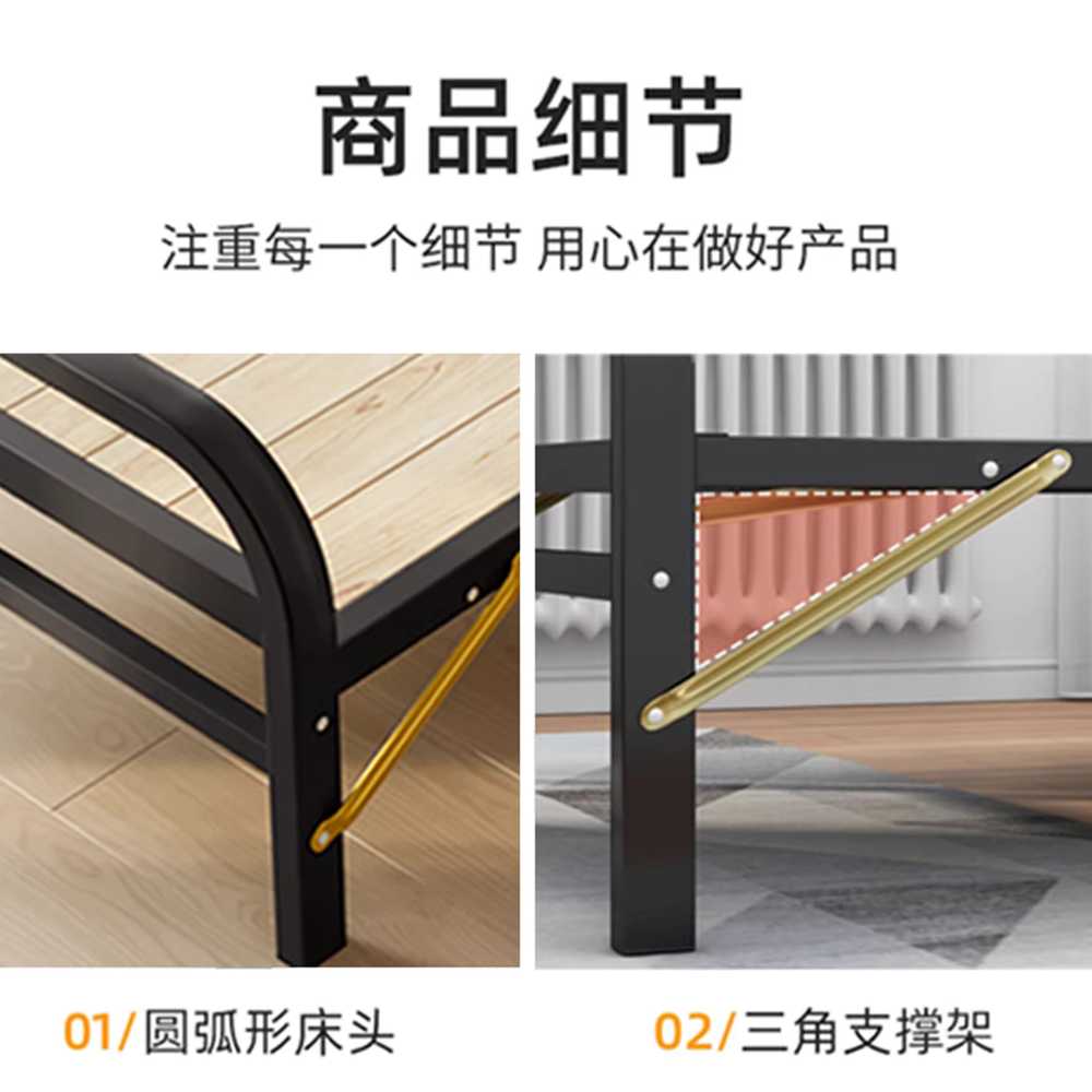 미니평상 접이식 원목 침대 데크 프레임 간이 마루 80cm - 상세 이미지 2