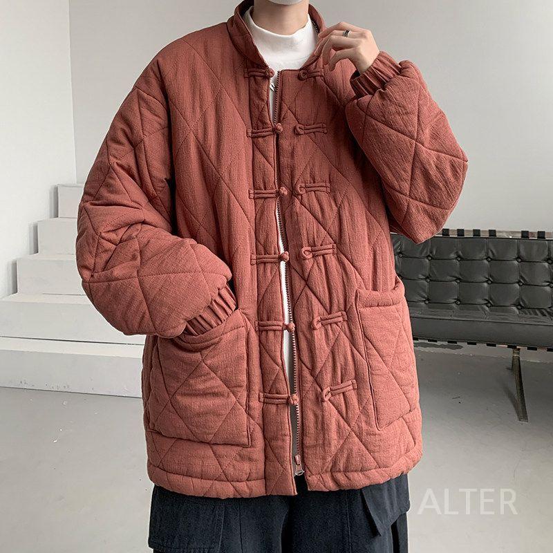남성 겨울 한복 패딩 계량 개량 법복 누빔 승복 절복 두루마기 저고리 - 상세 이미지 2
