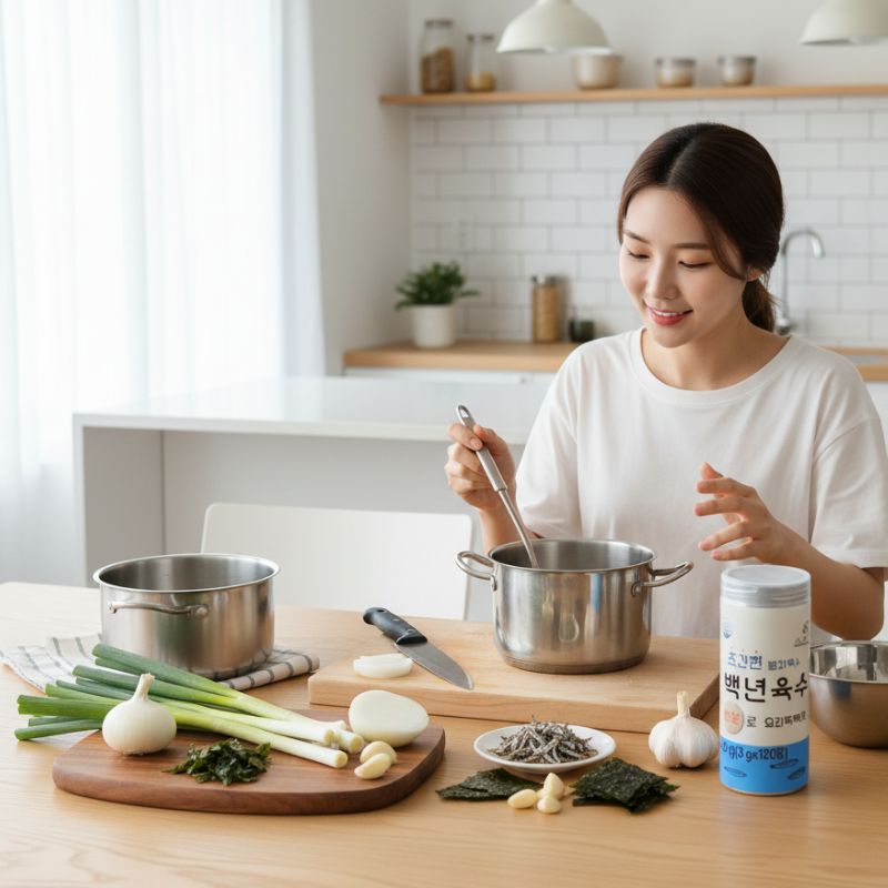 소스락 코인 육수 초간편 멸치 육수 120알 2통 코스트코 백년 - 상세 이미지 2