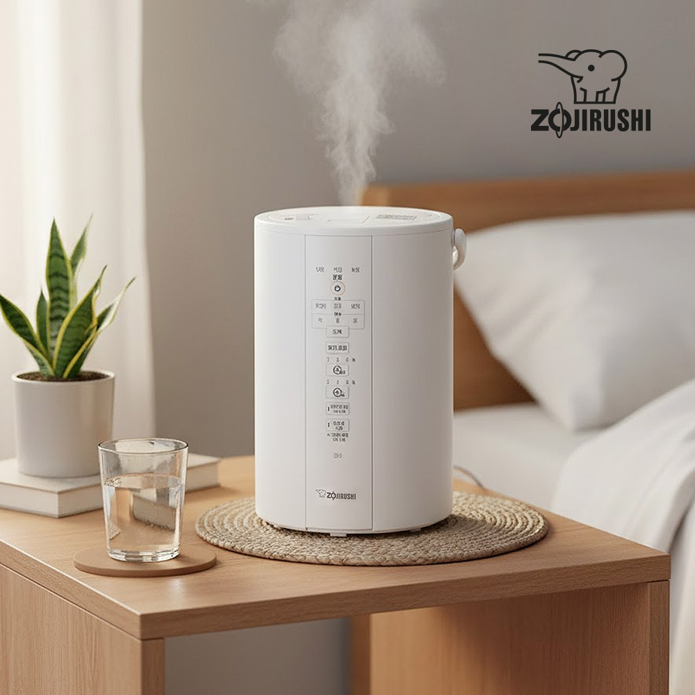 조지루시 최신형 정품 가열식 가습기 아기 신생아 대용량 간편 통세척 안전 살균 올 스텐 코팅
