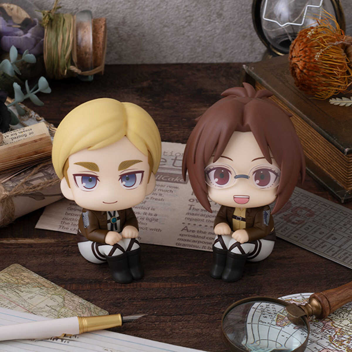 [예약][특전] 2종세트 엘빈 스미스 한지 조에 룩업 l 진격의 거인 제품 이미지